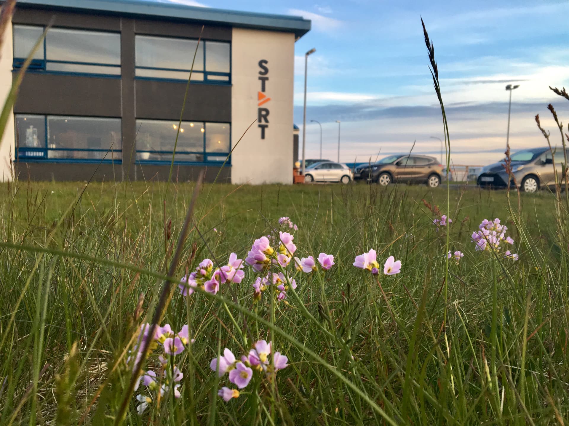 START Hostel building near Keflavík Airport in Iceland